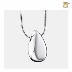 Drop Ashes Pendant Pol silver