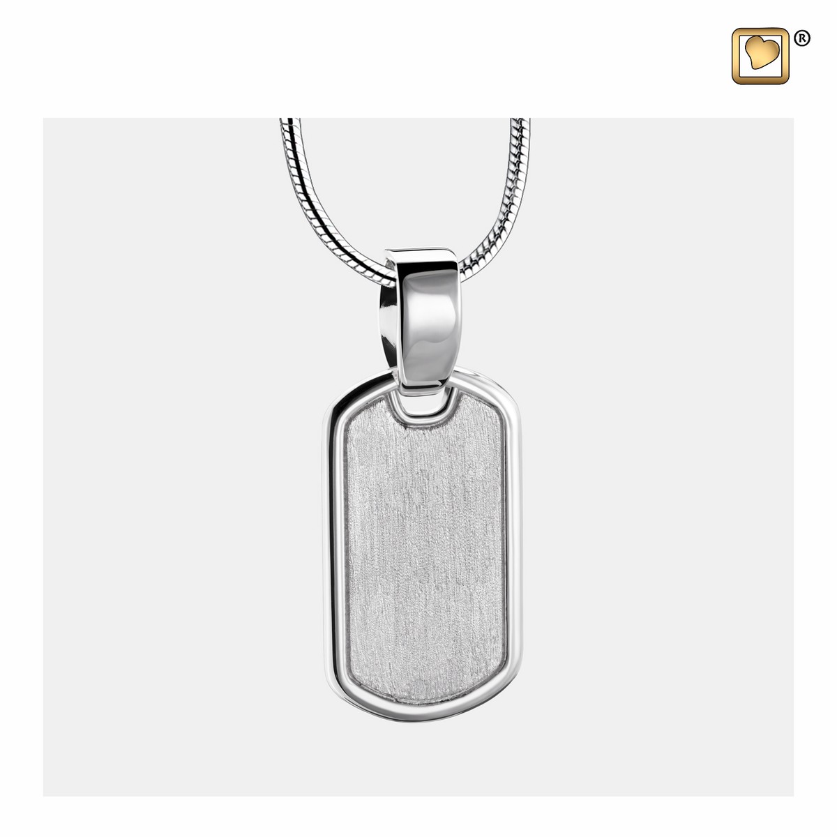 LoveTag Ashes Pendant Pol&Bru silver